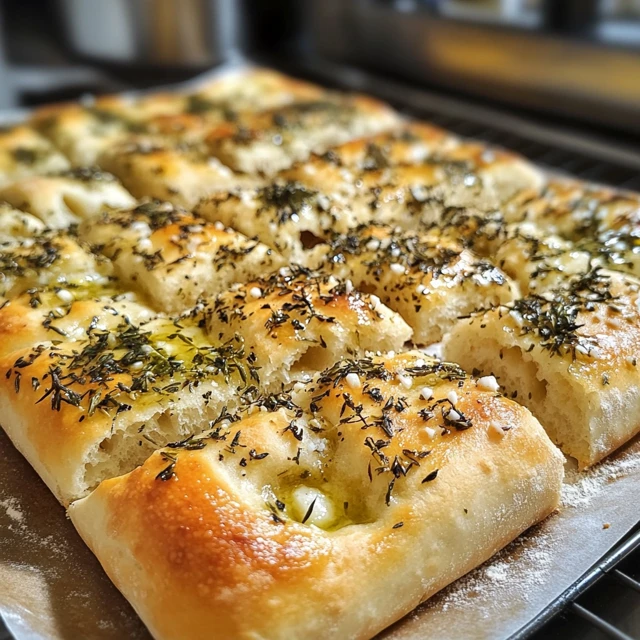 Focaccia With Garlic Sea Salt: Baked with Heritage and Heart