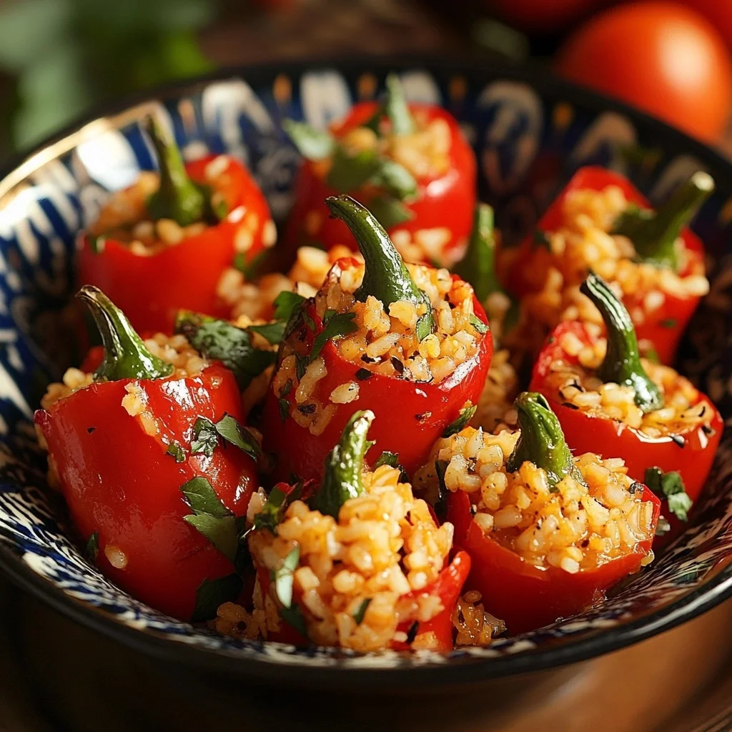 Peppers Stuffed With Rice: Comfort Food the Traditional Way