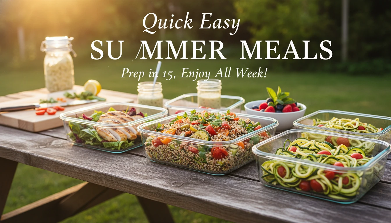 Fast & Fresh: Quick Easy Summer Meals for Busy Weeknights