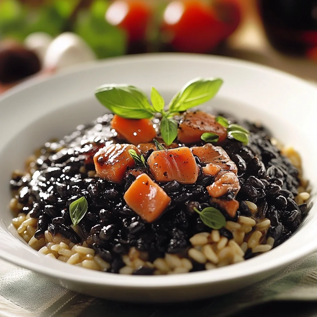 Risotto With Squid Ink: Comfort Food the Traditional Way