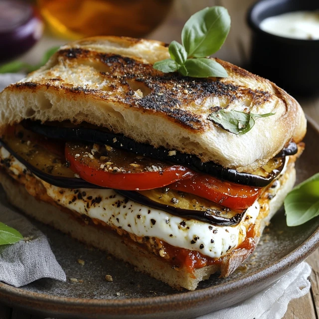 Sandwich With Aubergines Mozzarella: A Classic Recipe Worth Celebrating