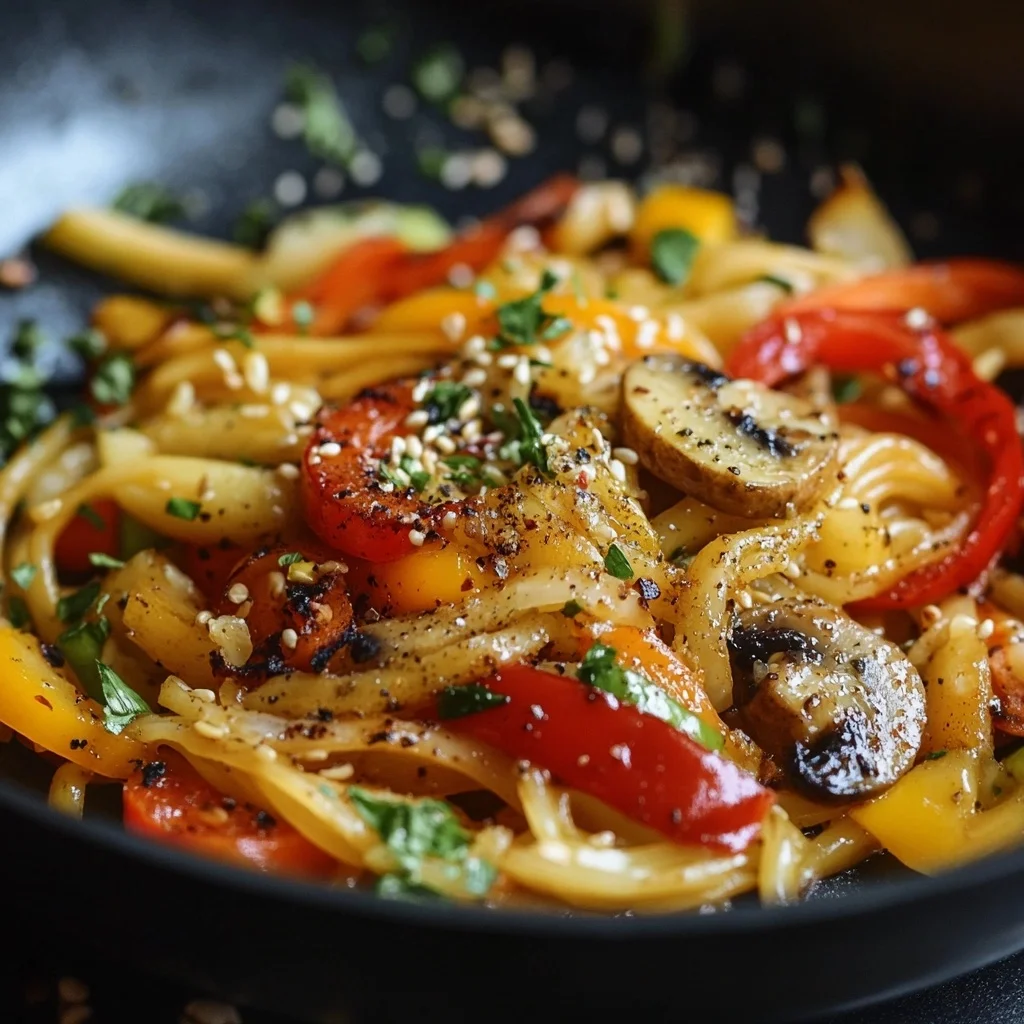 Stir Fried Noodles With Colorful Vegetables: Comfort Food the Traditional Way