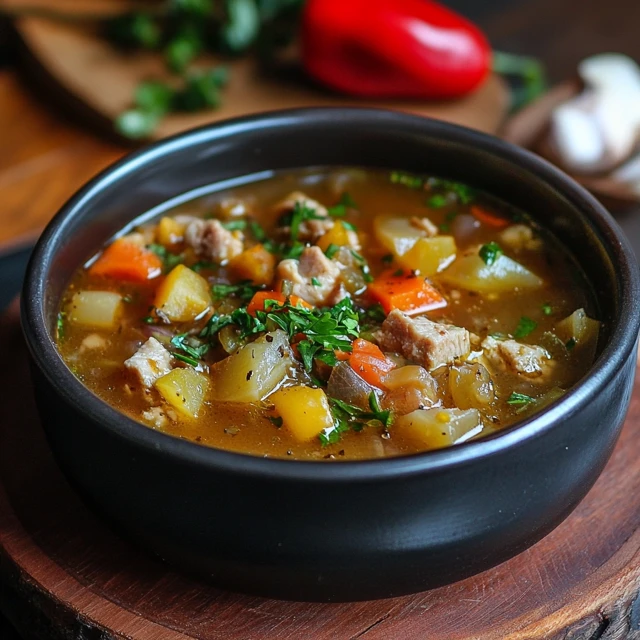 Wielkopolski Sour Rye Soup: Warmth in Every Bowl