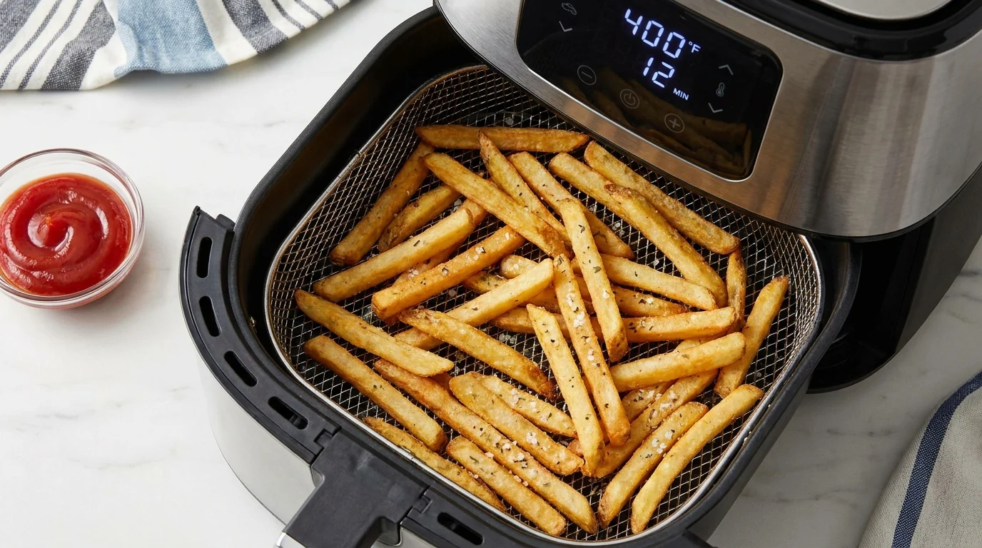Best Air Fryer Frozen French Fries Recipe (Crispy Every Time)