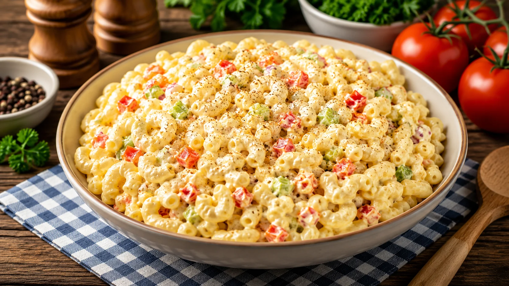 Classic Old Fashioned Macaroni Salad Recipe