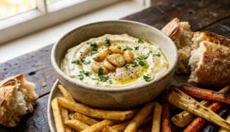 Easy 4 Ingredient Roasted Garlic Aioli Recipe