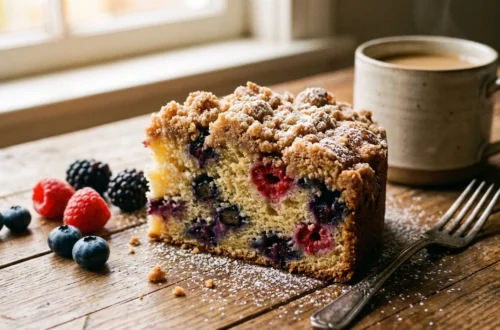 Easy Berry Coffee Cake Recipe (Moist & Tender)
