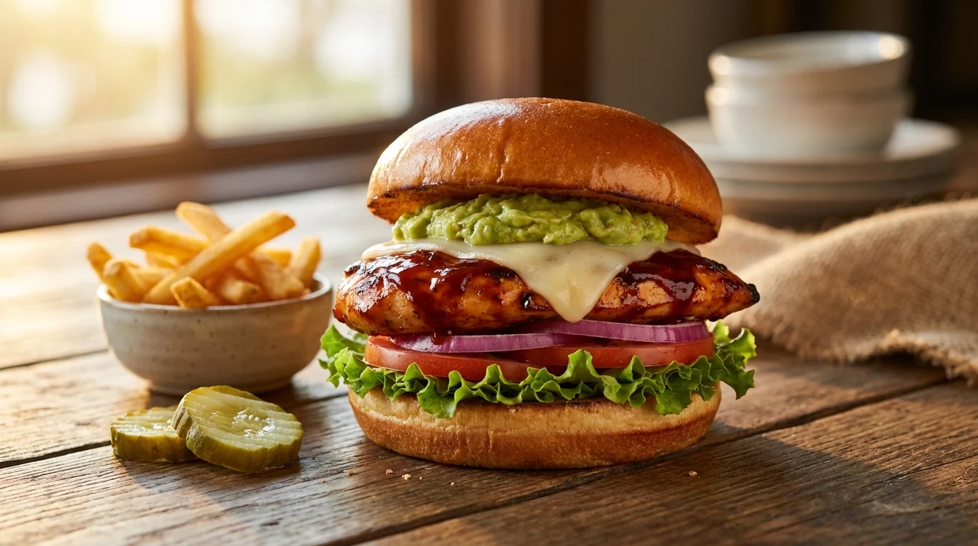Grilled BBQ Chicken Guac Sandwiches – Easy Summer Recipe