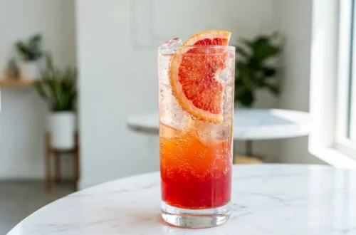 Homemade Prebiotic Soda Mocktail Recipe (Gut Health Drink)