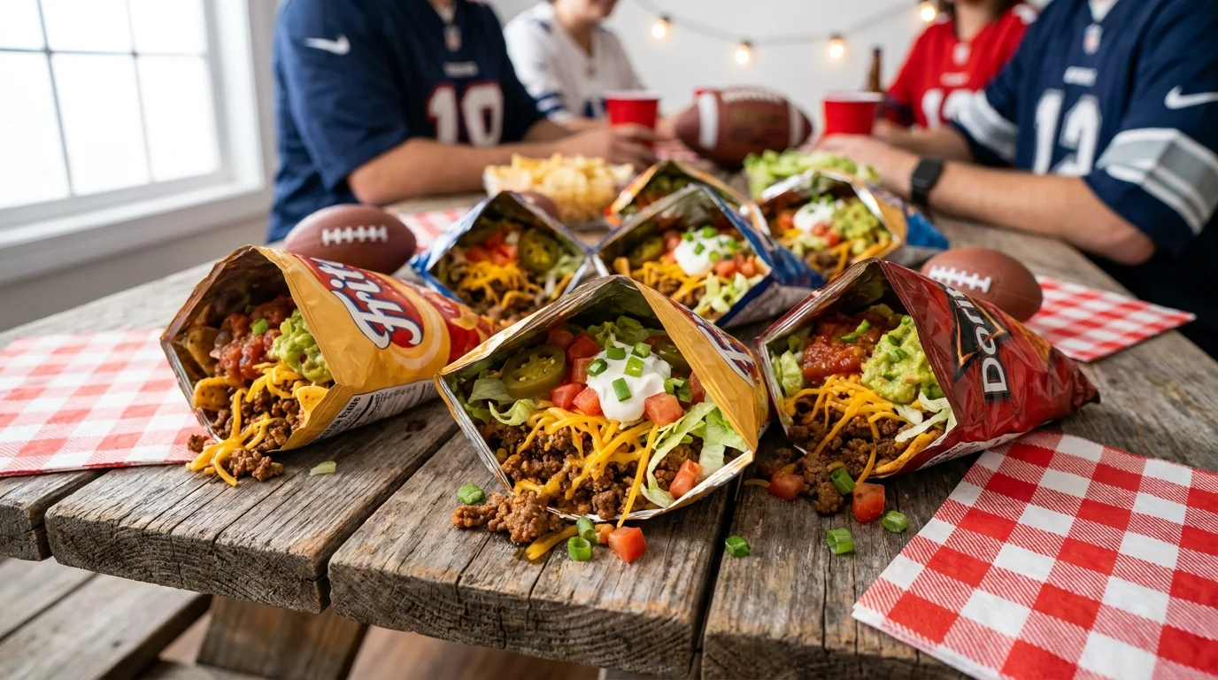 How to Make Walking Tacos (Easy Game Day Recipe)