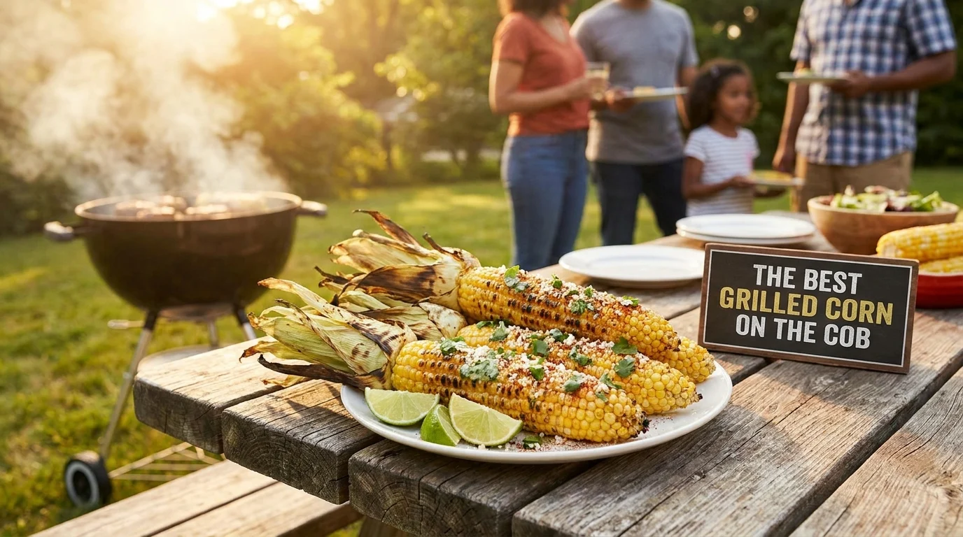 The Best Grilled Corn on the Cob Recipe (Backyard BBQ)